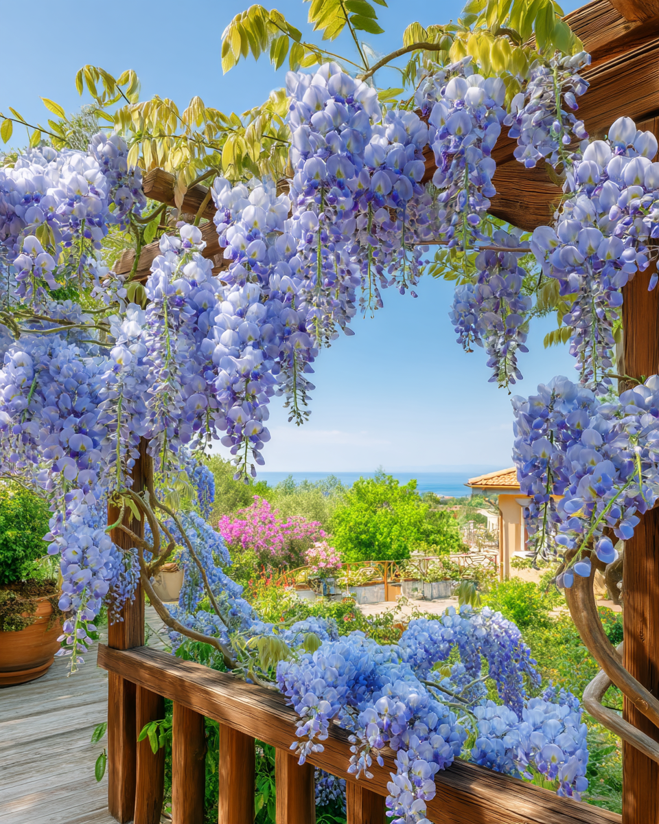 Blue Moon Standard Wisteria macrostachya