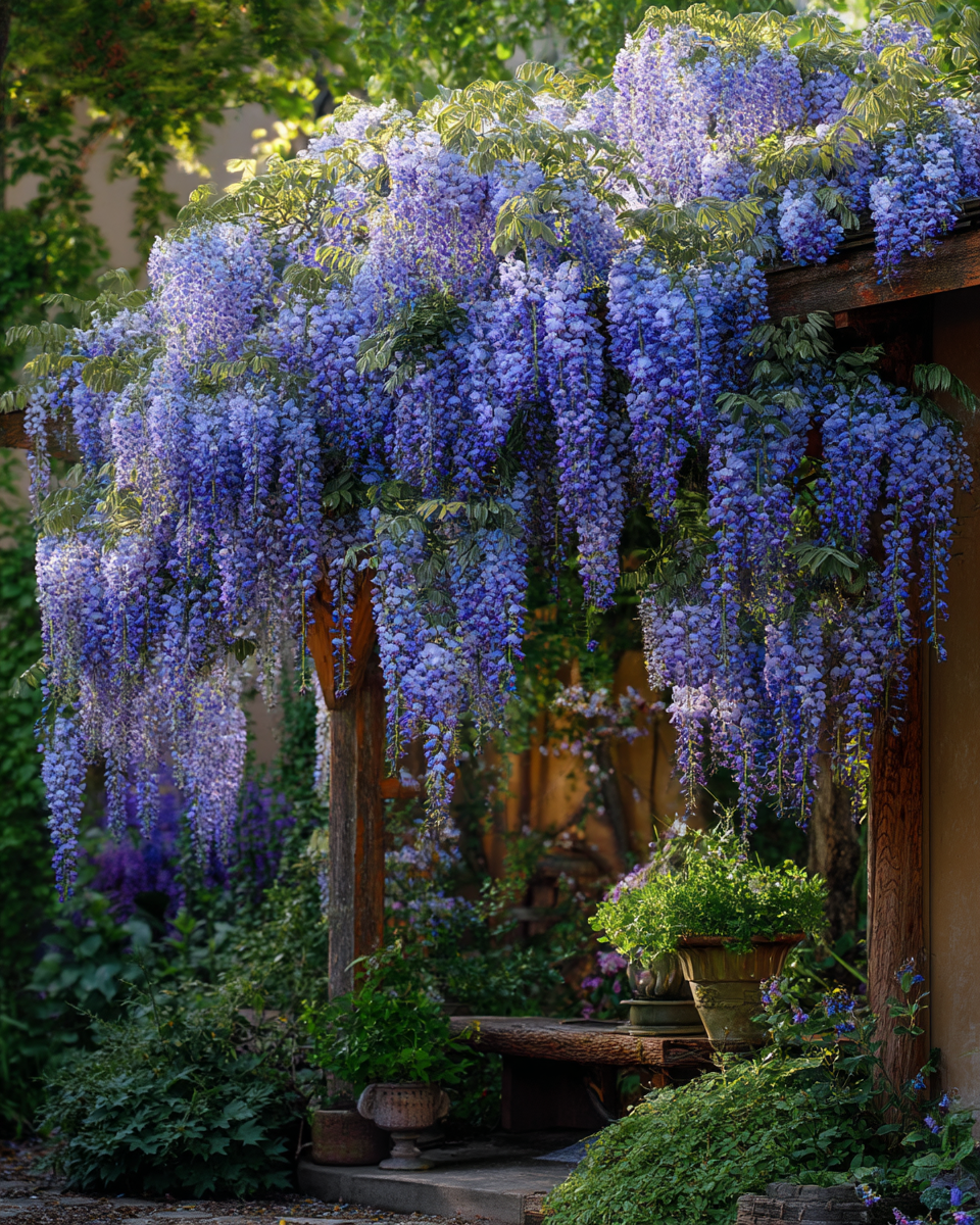 Blue Moon Standard Wisteria macrostachya