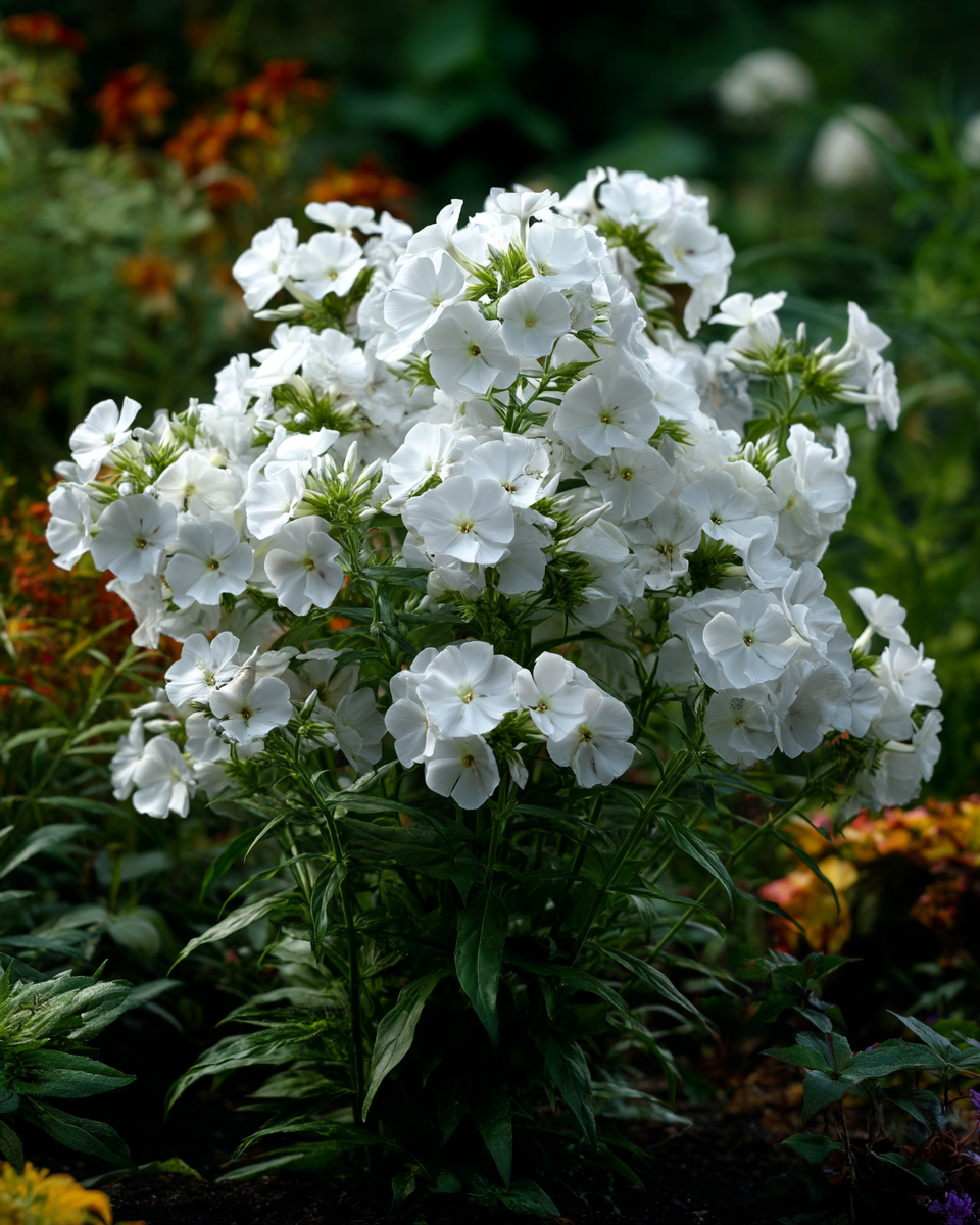 Flame White Eye Phlox paniculata