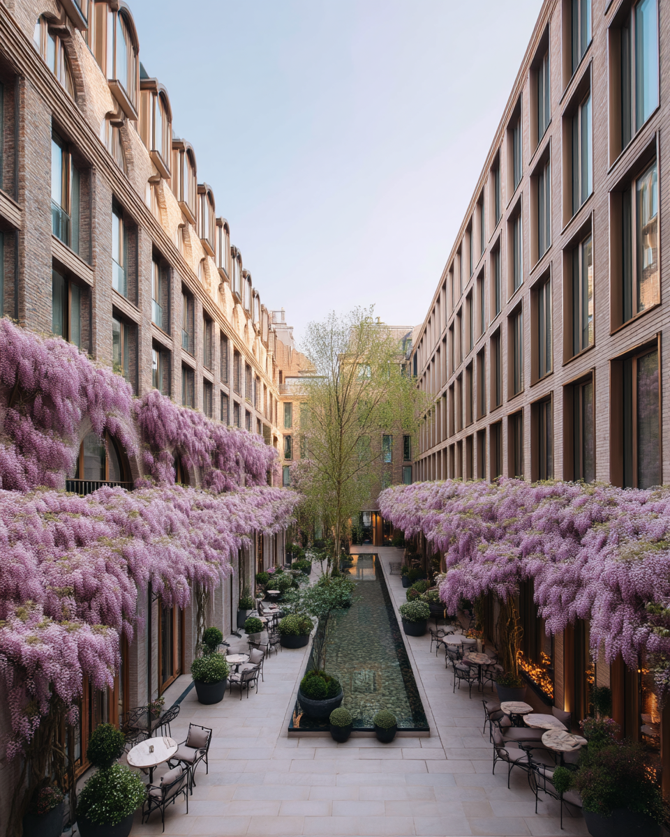 Honbeni Wisteria floribunda