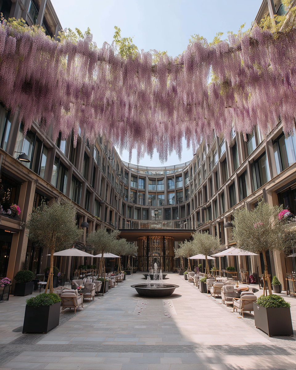 Honbeni Wisteria floribunda