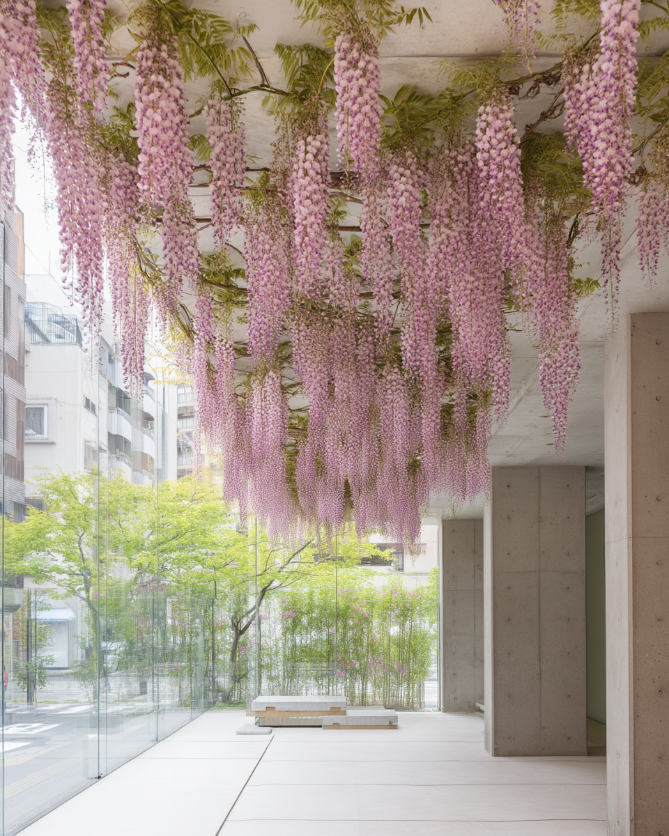 Honbeni Wisteria floribunda