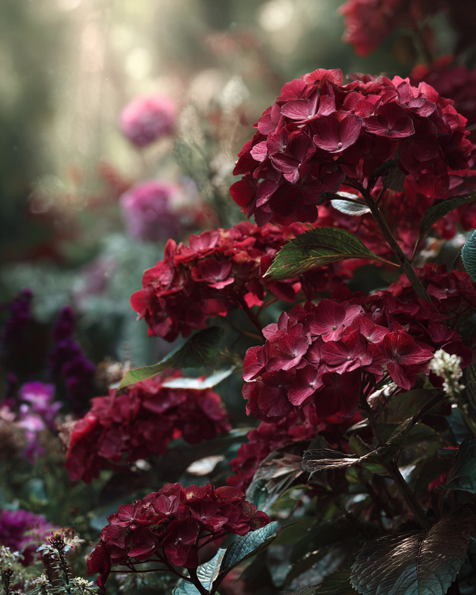 Red Power Hydrangea macrophylla