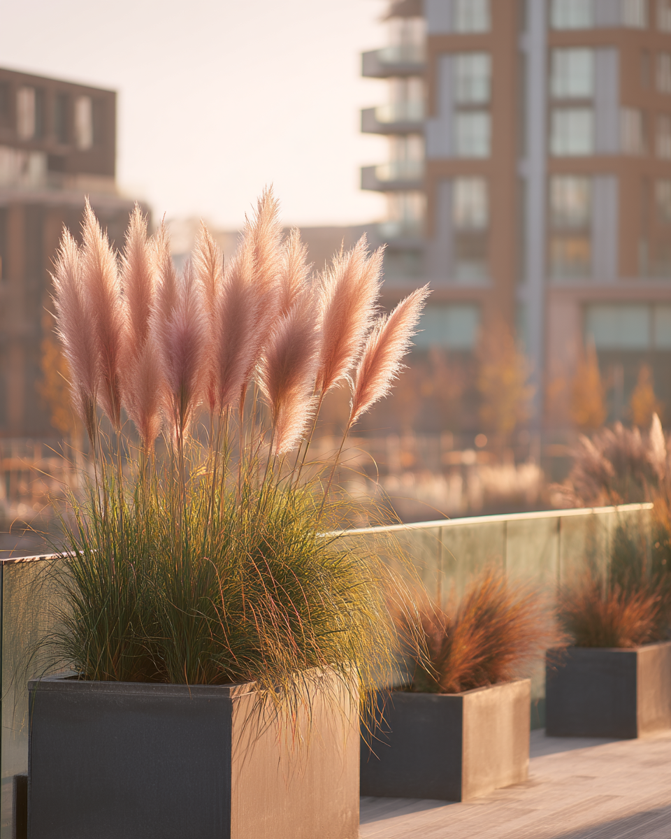 Pampas Grass Pink Cortaderia selloana