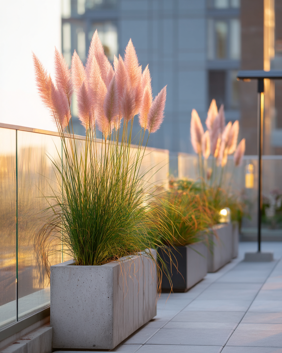 Pampas Grass Pink Cortaderia selloana