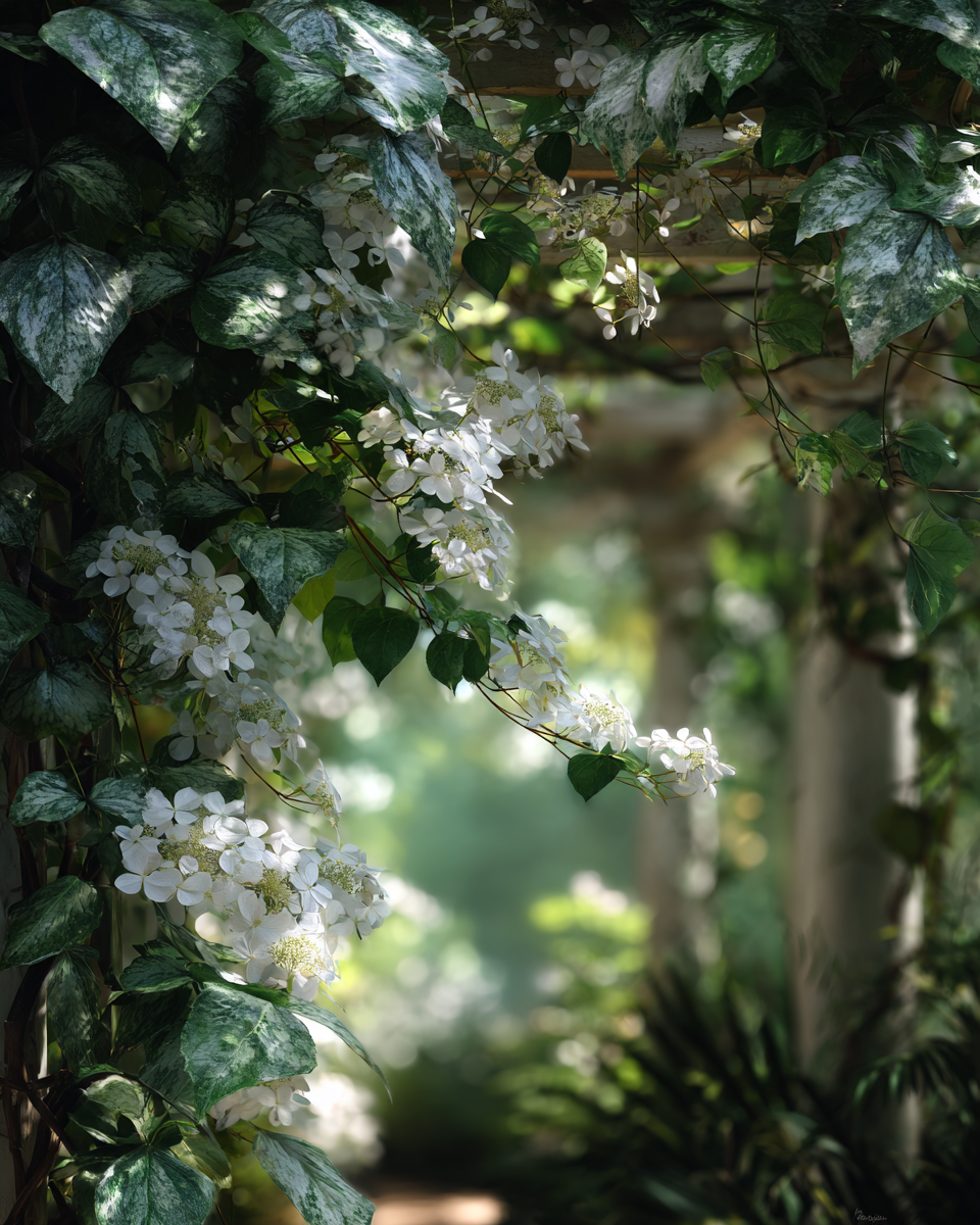 Moonlight Schizophragma hydrangeoides