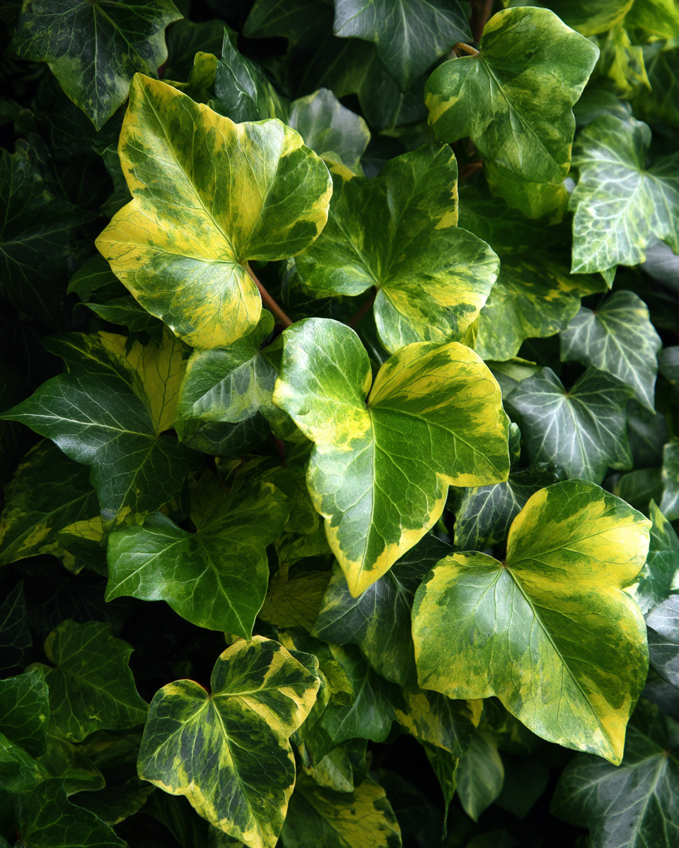 Sulphur Heart Hedera colchica