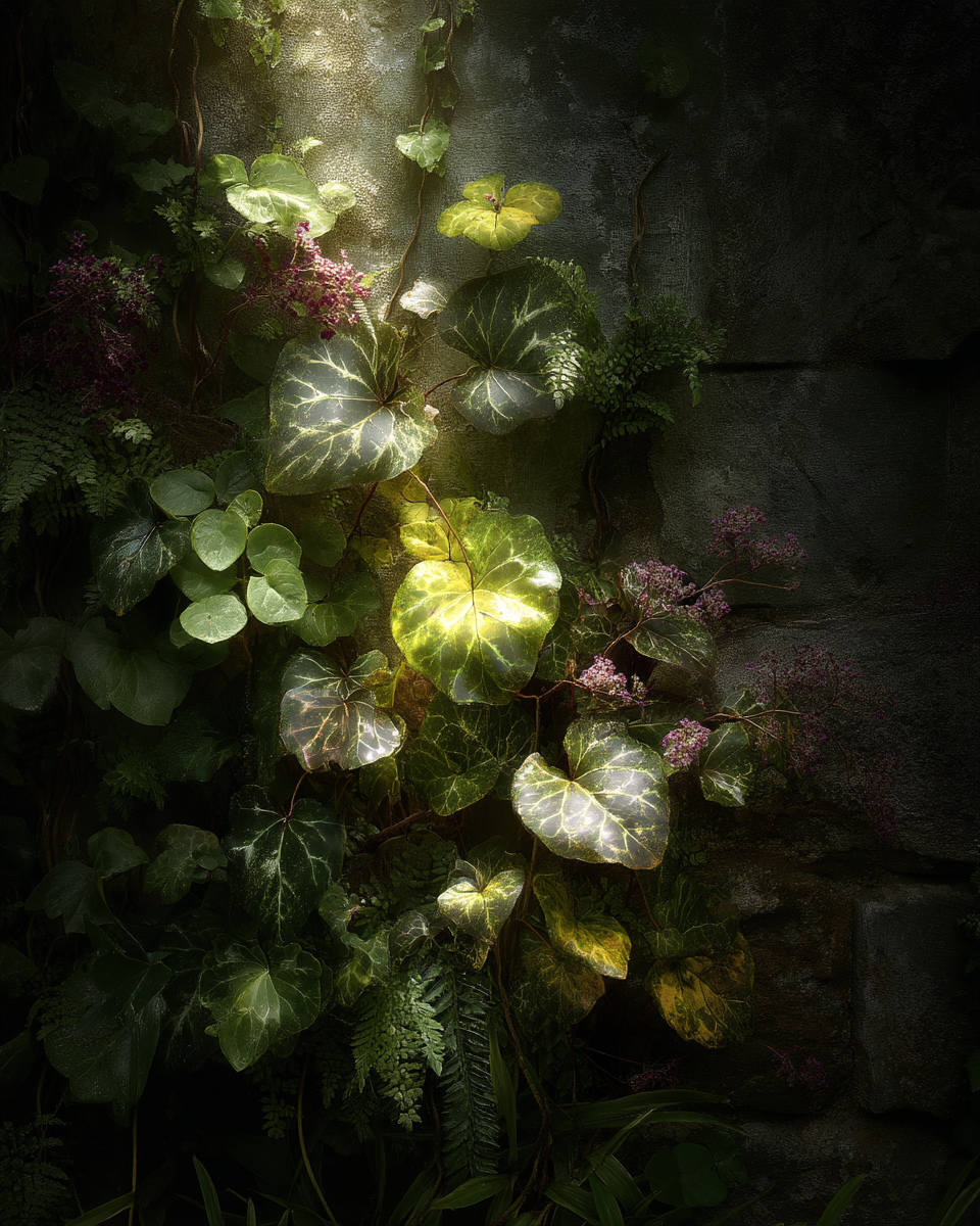 Sulphur Heart Hedera colchica