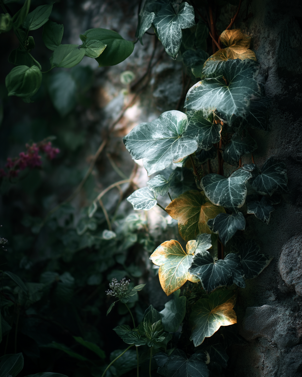 Sulphur Heart Hedera colchica