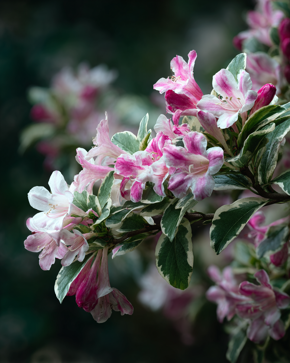 Weigela florida Variegata